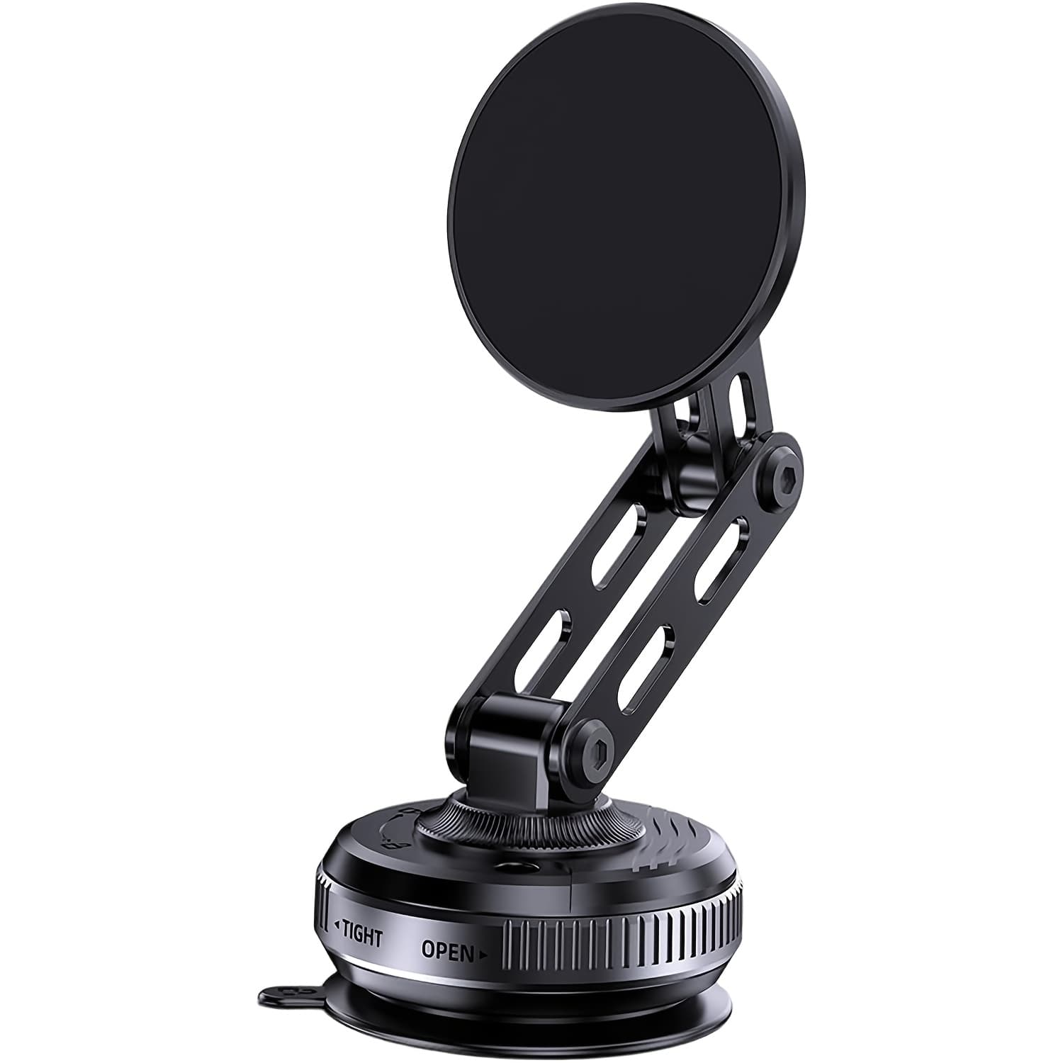 TEMU 360 Degree Rotatable Vacuum Suctions Foldable Phone Mount Holder For Multiple Compatible Tablet In Car Or Desk Foldable Stand, Magnetic Car Phone Holder For Iphone 17 Pro 15 14 13 12