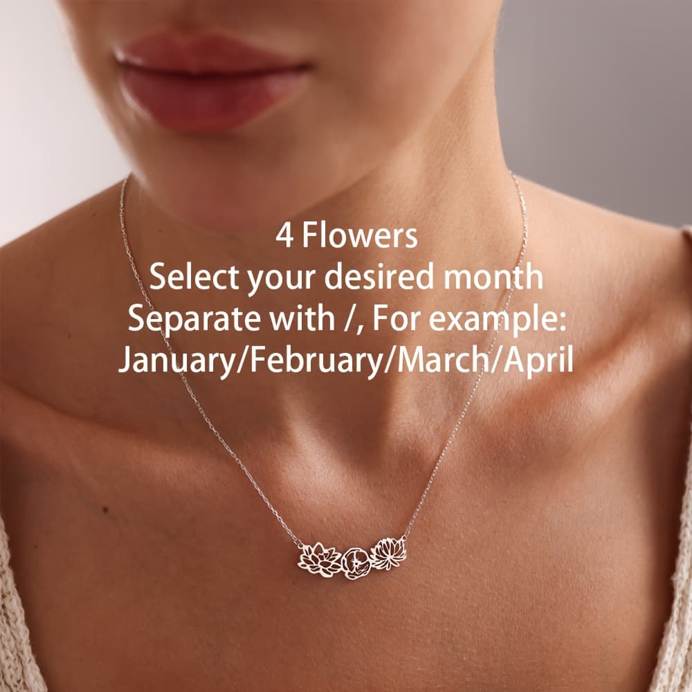 TEMU Custom 1- Birthday Necklace Personalized Elegant Women's Pendant Necklace, Made Of 304 Stainless Steel, Electroplating , Customized Gift For Holiday Gift Halloween Christmas