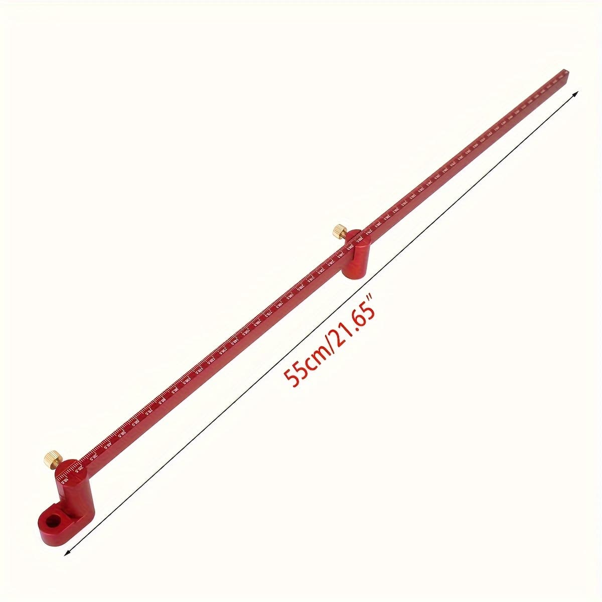 TEMU 1pc 320mm/550mm Woodworking Scribing Gauge Center Finder Ruler Lengthening Aluminum Scribing Circle Ruler Woodworking Compass For Woodturners Bowls Lathe Work