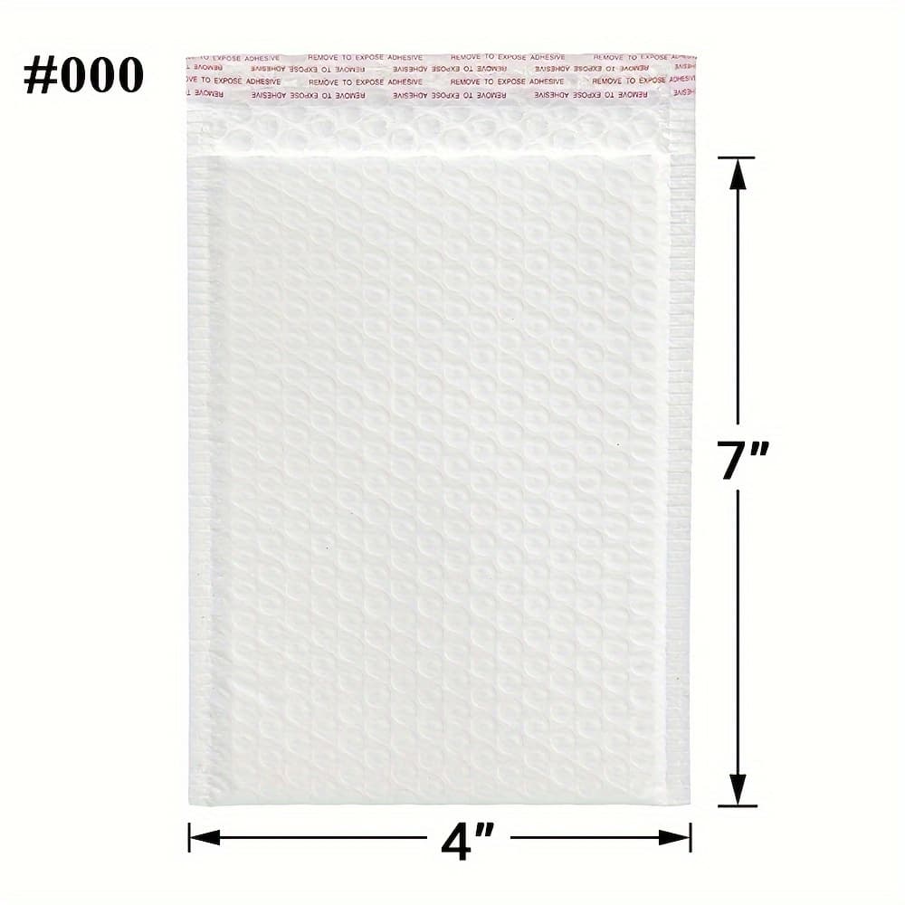 TEMU 100pcs Poly Mailer Bubble Mailers 4 Layers Padded Envelopes Self Seal Bubble Mailer Padded Mailer Bubble Envelopes Cushioning Bubble Shipping Mailer For Clothing, Packaging&small Business