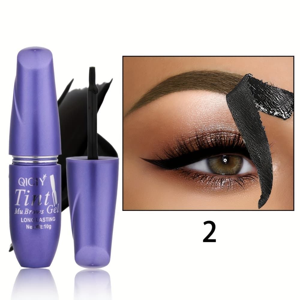 TEMU Long-lasting Eyebrow Tattoo Gel Easy To , Provides Vibrant Color For Eyebrow Dye, Resistant To Fading, Enhances Your Eyebrow Makeup, And Is Perfect For Different Events