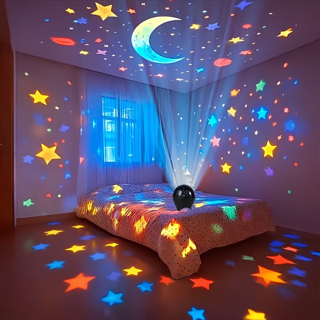 TEMU Usb Plug- Dream Projection Lamp, Romantic Ambiance Projector Light, Outdoor Lighting Projector, Suitable For Bedroom, Hotel, Ktv Party Decoration, And For Holiday Gifting