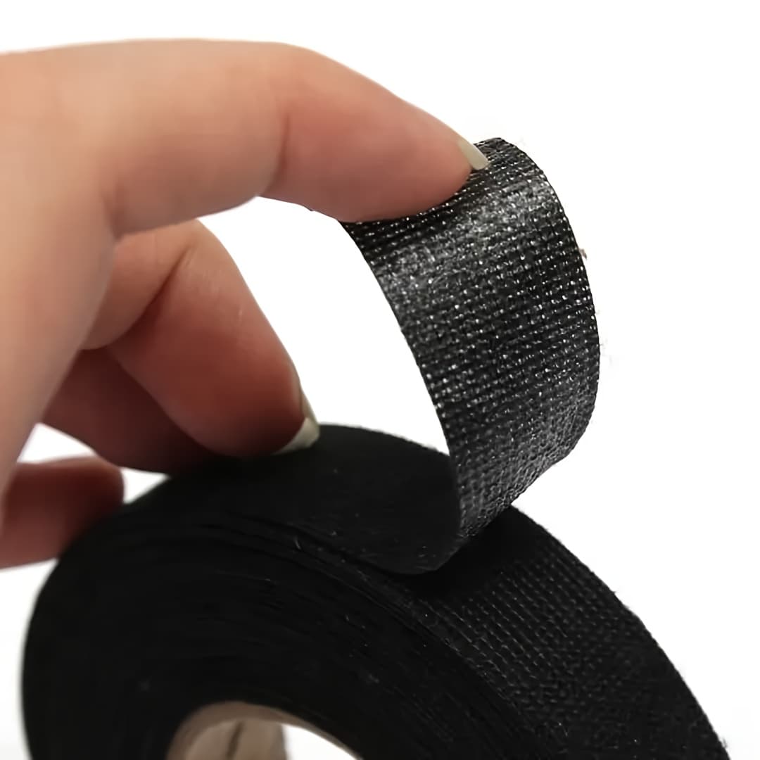 TEMU 5/10 Rollsflannel Electrical Tape Flannel Cloth Tape Heavy Duty Automotive Flannel Tape 5m , Wire Harness Protection, Silent Adhesive Felt For Car Door/rubber/trim