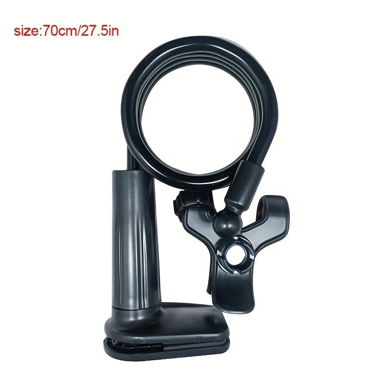TEMU [ Must-have] Mobile Phone Lazy Bracket Thickened Bedside Tv Bracket 360° Universal Wheel Angle Adjustable Bedside Desktop Mobile Phone Holder 120cm