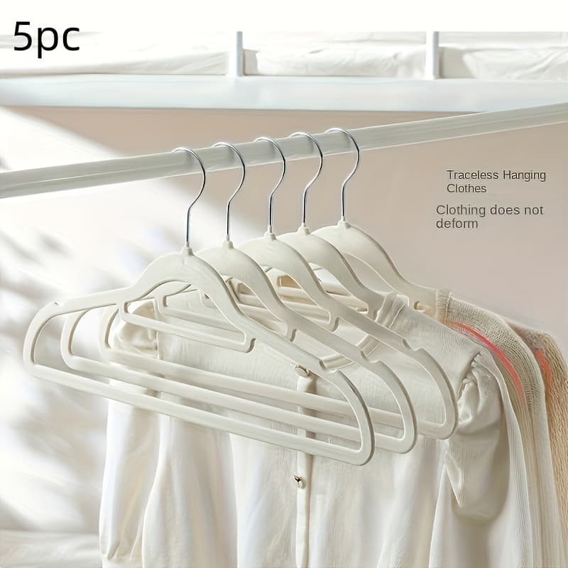 TEMU Polished Stainless Steel Seamless Hook: Very Suitable For Dormitory Wardrobe Storage, Suitable For Wet And Dry Environments