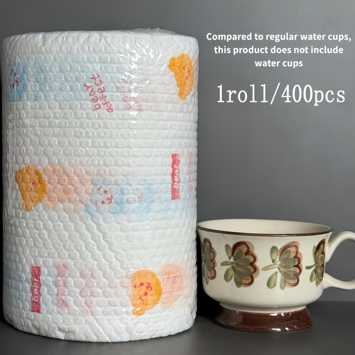 TEMU 1roll/400pcs Disposable Kitchen Paper Towels - Washable, Wet And , Household Cleaning And Degreasing Cloth (multiple Options ) Lazy Cloth Kitchen Paper Towels Lazy Cloth Cleaning Products.