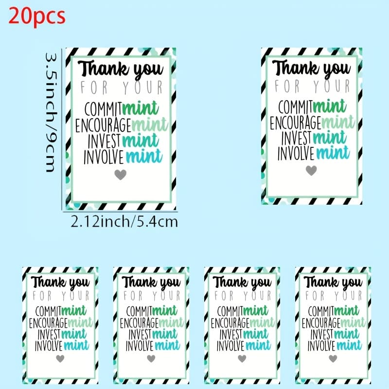 TEMU 10/20/50pcs Thank You Teacher Gift Tags, Thank You Cards, First Day Of School Teacher Gum Labels, For School Staff