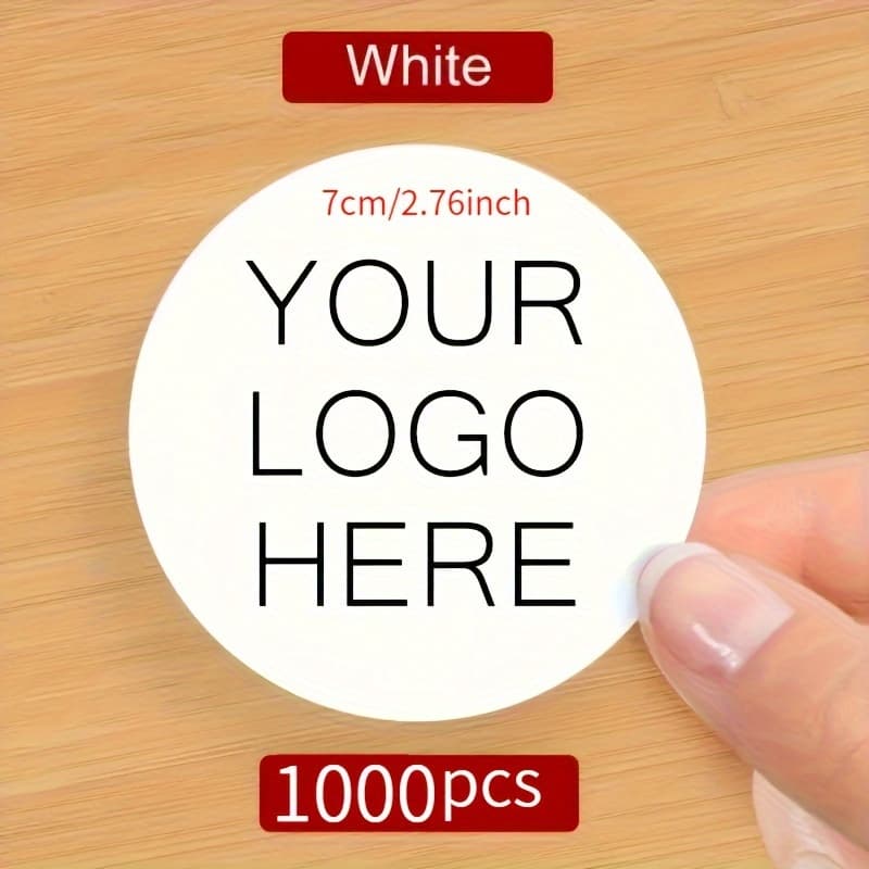 TEMU 500/1000pcs/set 1.18/1.58/2/2.36/2.76inch Custom Stickers Custom Seal Sticker Birthday Sticker, Design Your Own Stickers Personalized Stickers Stickers Business