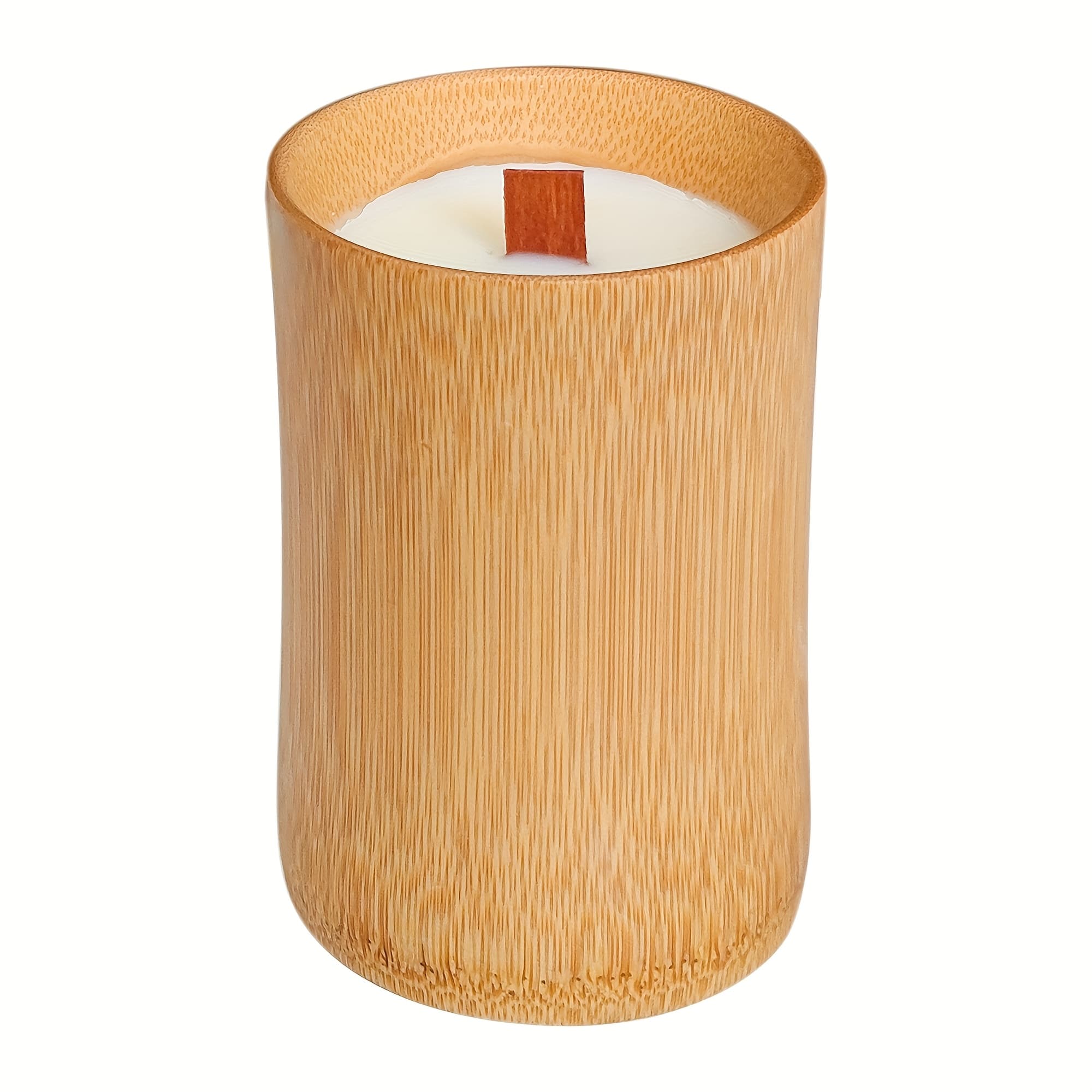 TEMU Scented Candles In Carbonized Bamboo Jar | 60h Long-lasting Soy Candles With Cozy Fragrance | Unique Gifts For Christmas, Home Decor, Spa, Housewarming, , Mom,