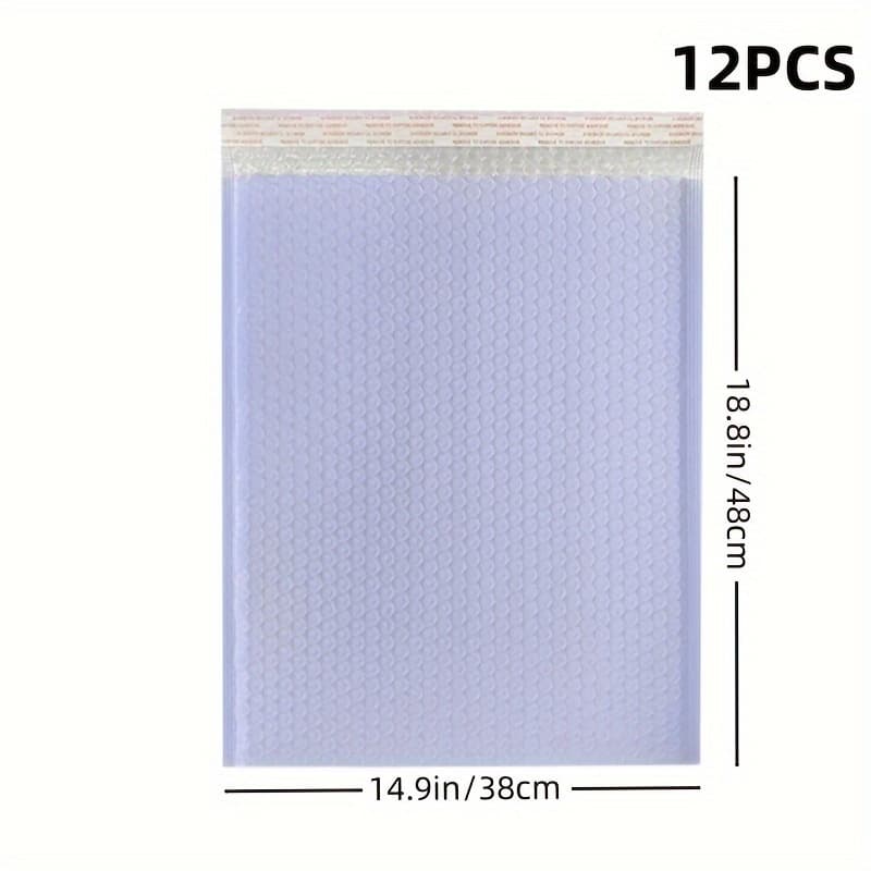TEMU Light Purple Bubble Mailers - Durable Pe Storage & Shipping Envelopes For Jewelry, Clothing, And Footwear