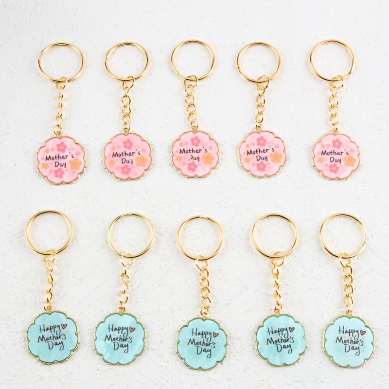 TEMU 5/10 Pendant Keychain Set Suitable As A Birthday Gift For Mothers, Thanksgiving Gift, Gift Suitable For Decoration, Bag Pendant, Keychain Pendant