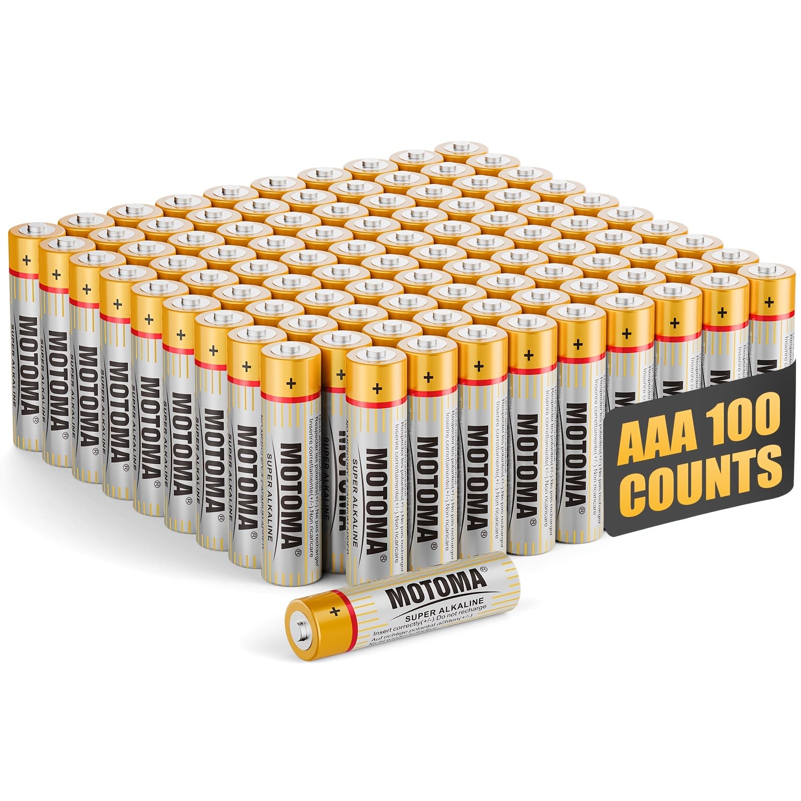 TEMU 1.5v Aaa Batteries, Ideal For Remote Controls And Appliances, Featuring Long- And Durability, Perfect For Home And Office Use, Essential For , A Must-have For Christmas