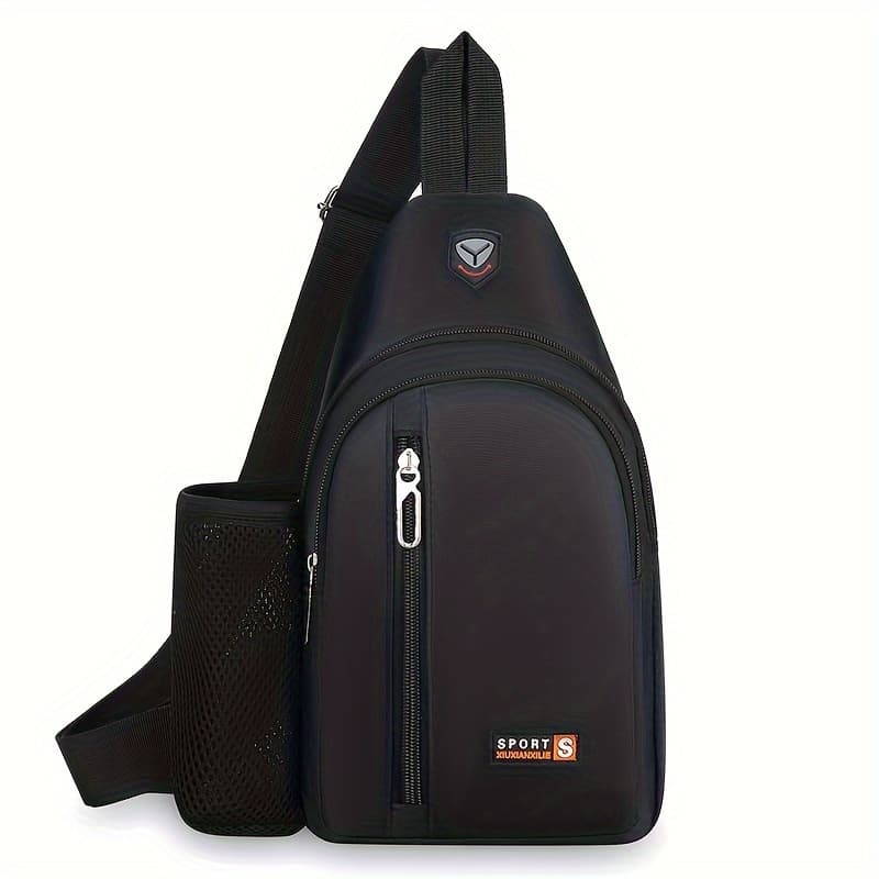 TEMU Men's Business Chest Bag, Fashion Casual Crossbody Bag