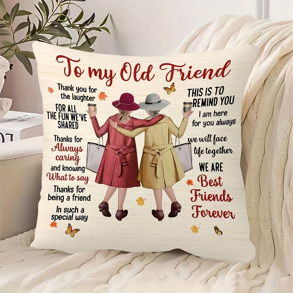 TEMU 18x18 Inch Cover | Single-sided Print, Polyester, Machine Washable, Suitable For Bedroom, Sofa, Living Room, Car - Halloween And Christmas Decor, Theme, Zipper Closure