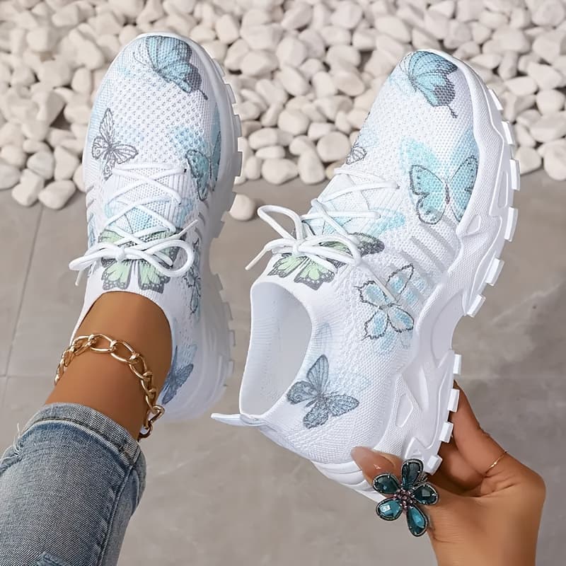 TEMU Women's Fashionable Casual Sneakers, Cute Print, Multiple Color Options, For Summer, Local Warehouse Items For Women, Sneakers For Women