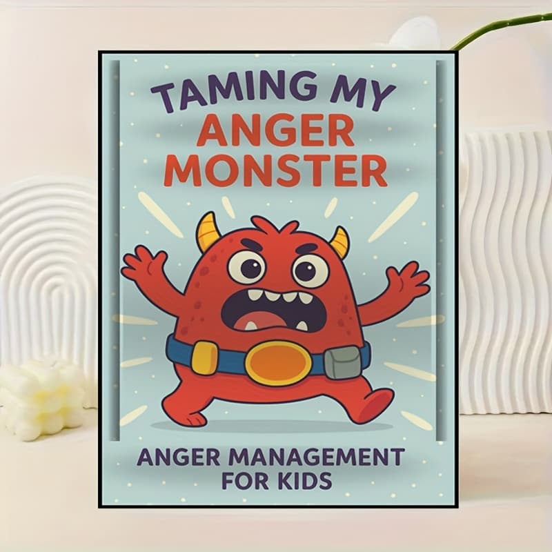 TEMU Workbook For And Adults - Interactive Anger Control Activities, Mindfulness Skills, Self-regulation Guide With Colorful Illustrations