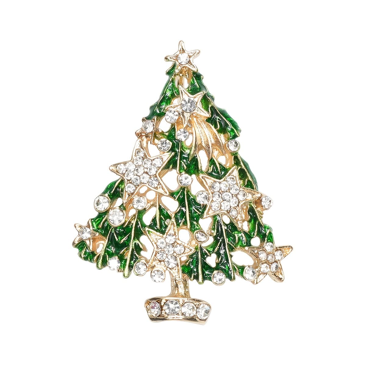 TEMU Christmas Tree Brooch For Decorating Suits, Shirts, And Scarves For The