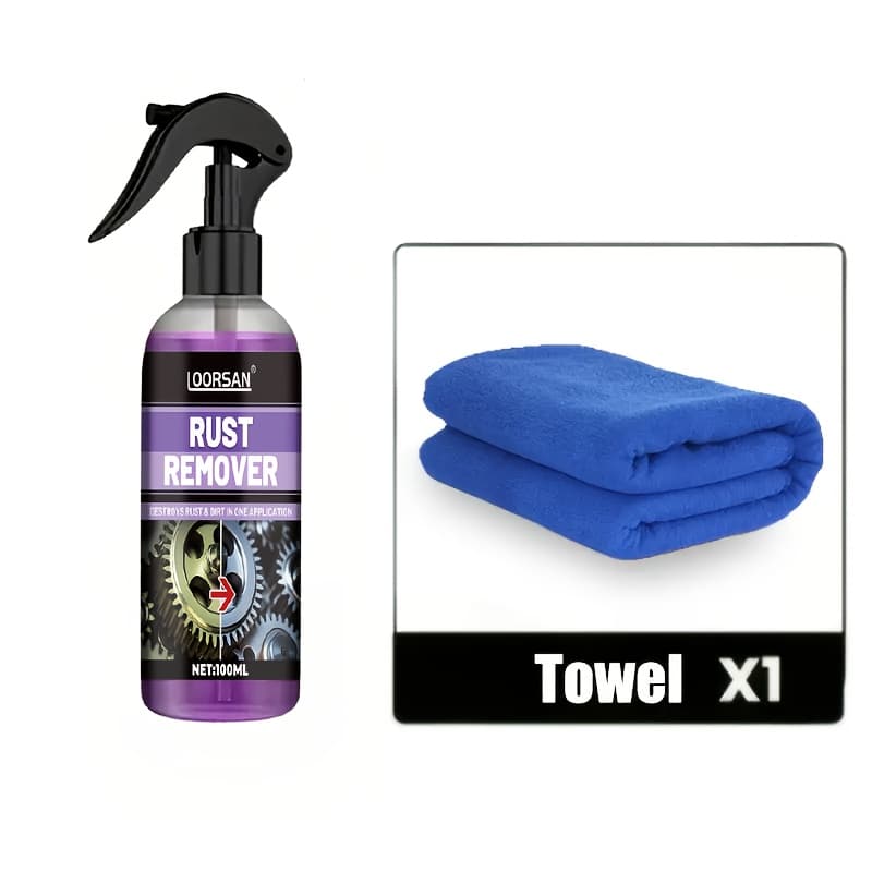 TEMU Multifunctional Powerful Automotive Metal Rust Removal Spray-suitable For Paint, Chromium, Iron, Alloy, Steel , Easy Spraying Without Residue, Safe Plastic Rubber (liquid Formula)
