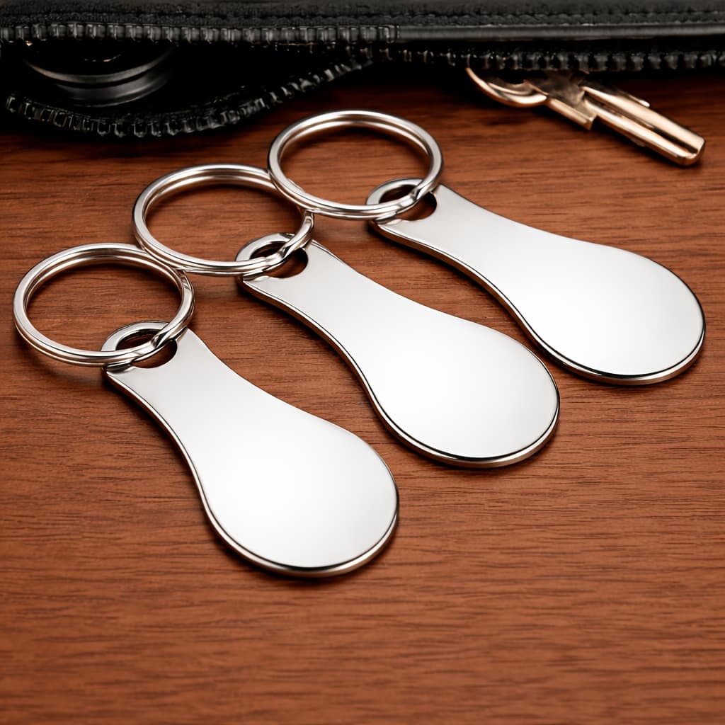 TEMU 6pcs Anti-loss Shopping Cart Tokens, Backpack Keychain Accessories, Novelty Portable Pendant Set