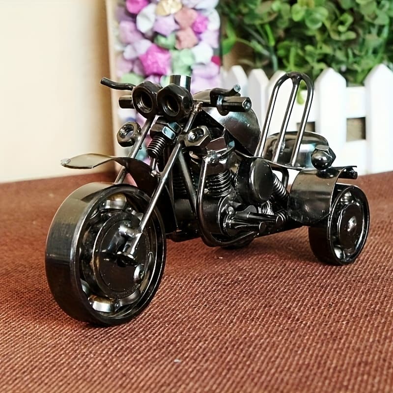 TEMU Ornamental Tricycle Models Made Of Wrought Iron, Perfect As Gifts For Kids, From Metal