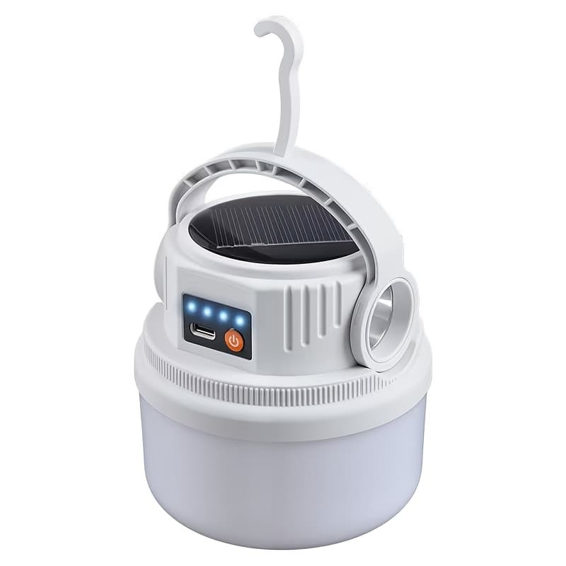 TEMU Solar Camping Lamp, Outdoor Charging Lamp, Camping Lamp With Led Bulb, Household Long-lasting Street Lamp