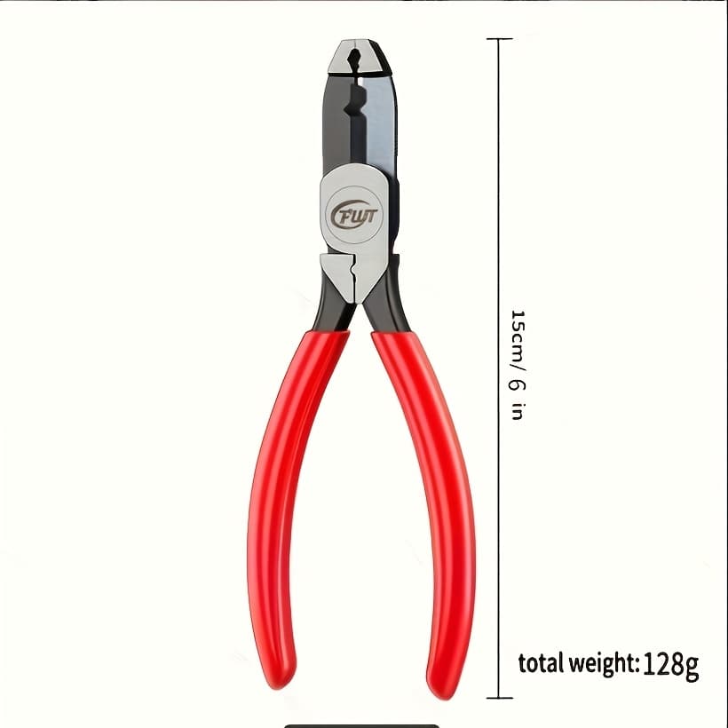 TEMU 1pc Multi-functional Pliers For Stripped/rusted/ Screw Removal, Chrome Vanadium Steel, Nail Puller, Wire Stripper, Cutter, Crimper For Home Construction, Auto Repair, Furniture Maintenance