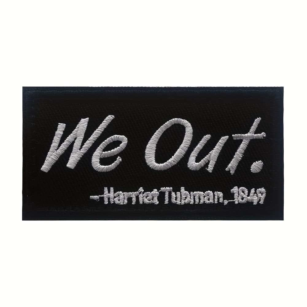 TEMU Patch - 1849 Blm Support, Embroidered Applique Fastener For Hats, Bags, And Jackets