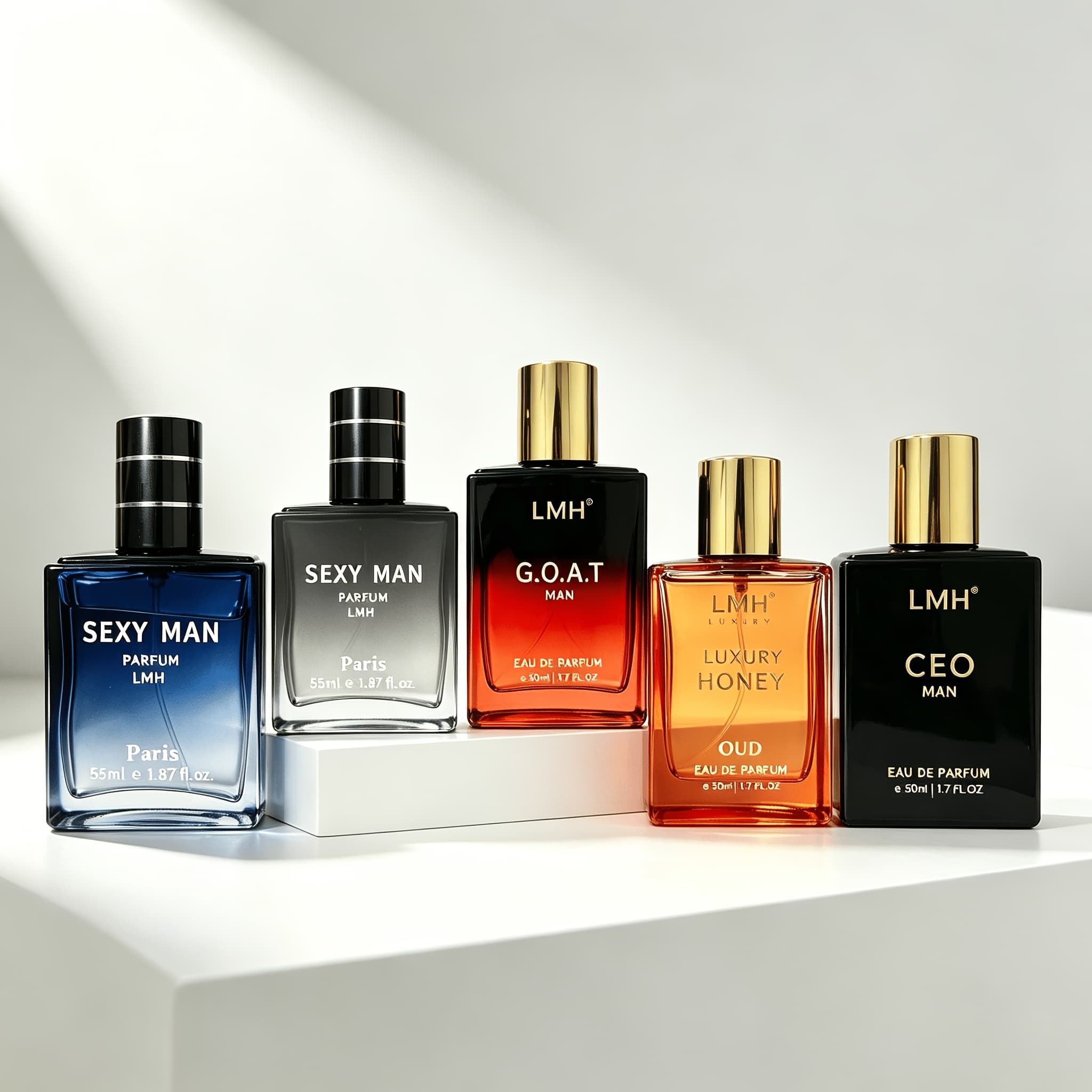 TEMU Men's Random Scent, 1 Bottle From 6 Kinds Of Cologne Fragrances, Fresh Elegant Daily Perfume For Men, Ideal Birthday Gift