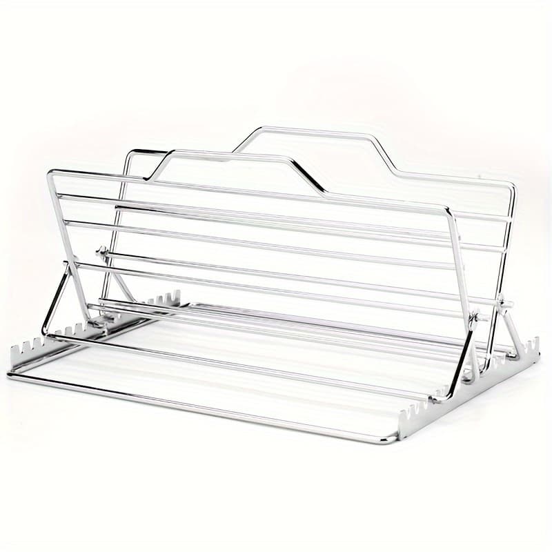 TEMU Adjustable Rotisserie Rack Foldable Oven Baking Grill Rack Broiling Rack