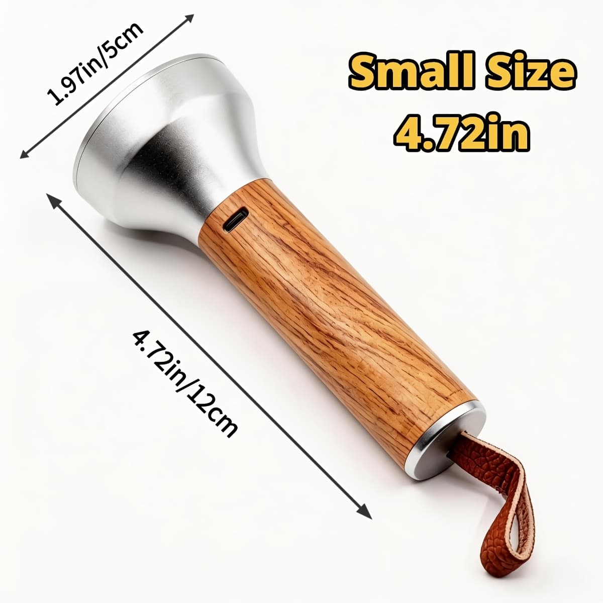 TEMU Stylish Aluminum Alloy Flashlight With Adjustable , Beautiful And Practical, Suitable For , Hiking, Camping, , Christmas Gifts, As Presents, And Home Emergency Use