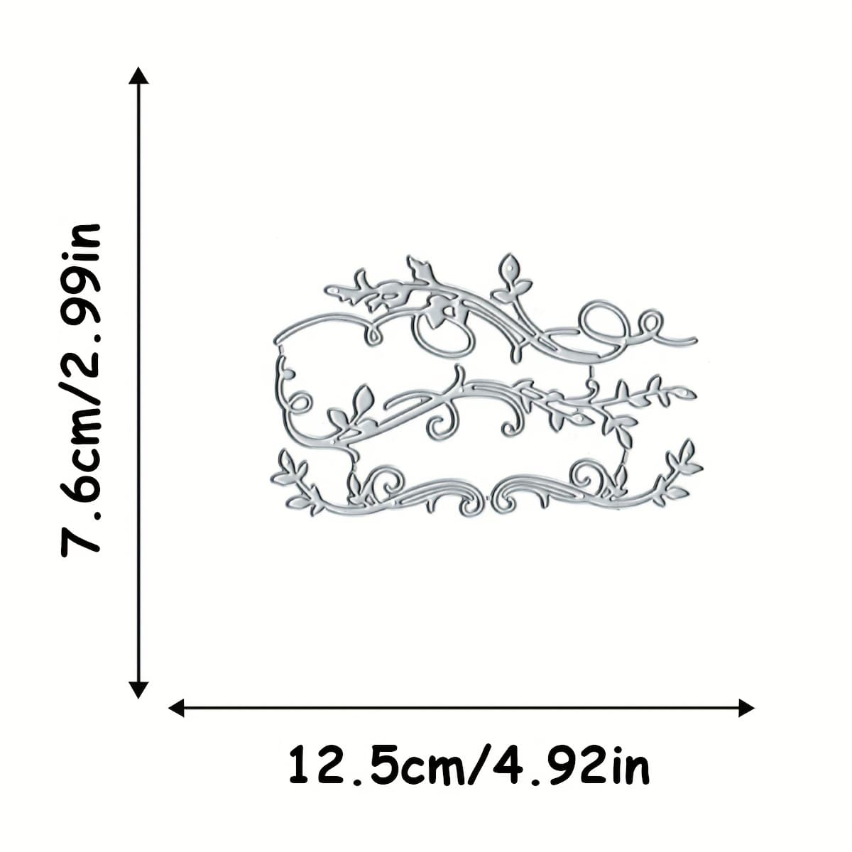 TEMU 1pc Green Leaf Metal Cutting Die For Embossing Paper Cards, Suitable For Important Holiday, Christmas, Thanksgiving, Halloween Greeting Cards , Party Invitations, Birthday Cards