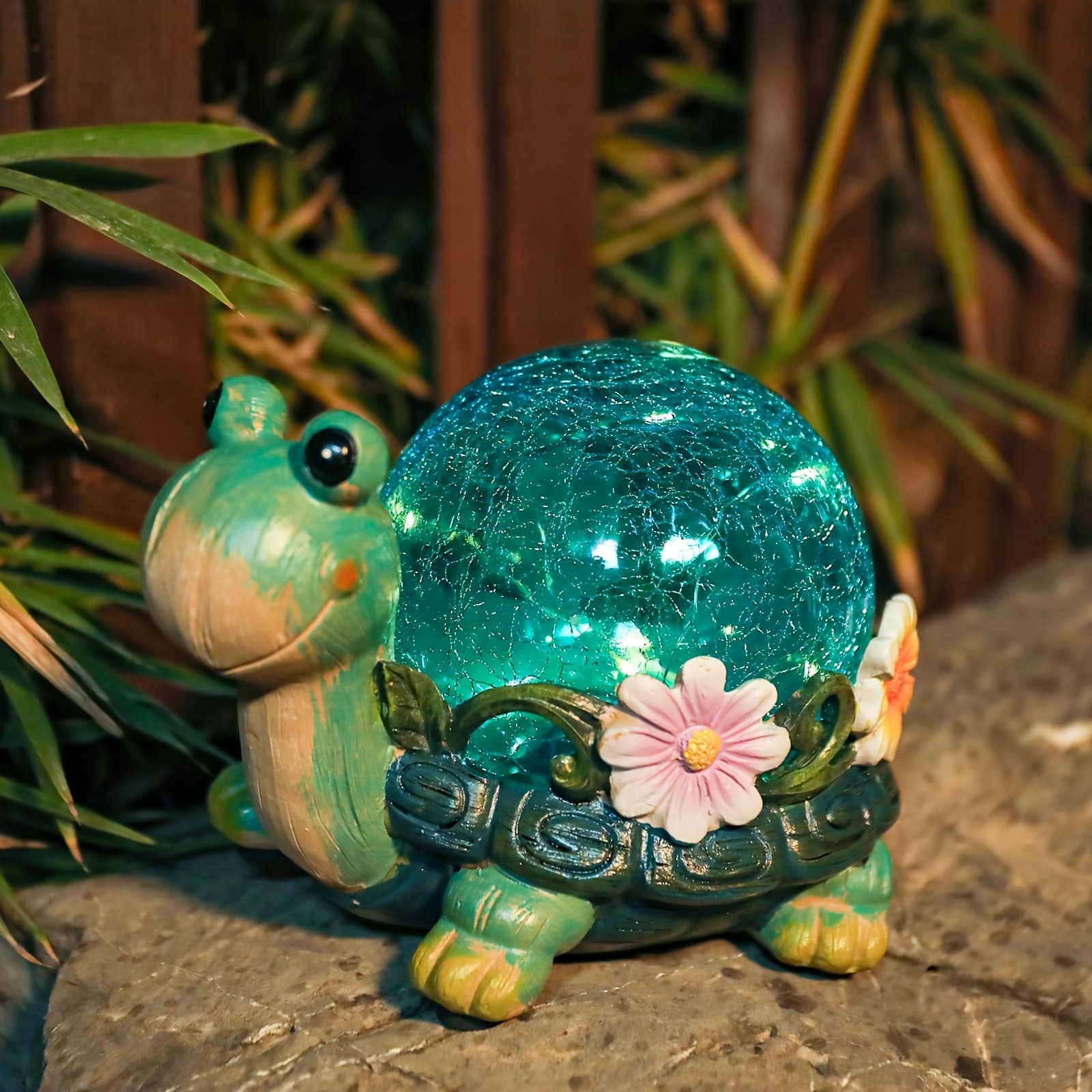 TEMU Turtle Solar Statue Outdoor Decor, Gifts For Women Mom Grandma, Turtle Mom Gifts, Waterproof Unique , Gardening Gift Outdoor Garden Decor For