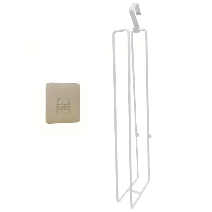 TEMU No Drilling Toilet Paper Holder, Iron Art Roll Holder, Sticks To Door, Kitchen Towel Rack