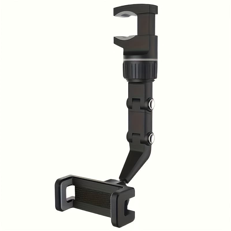 TEMU Car Phone Holder, 360 Degree Rotatable, Adjustable Mechanical Arm, Rotation Fixation, Multifunctional Mount Phone And Gps Holder