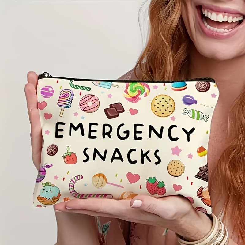 TEMU Inspirational Travel Toiletry Bag - From A Mother To Her Daughter, Ideal For Vacations, Business Trips, Fitness, And Outdoor Use. In Multiple Colors. Adult Storage Pouch - Makeup Bag