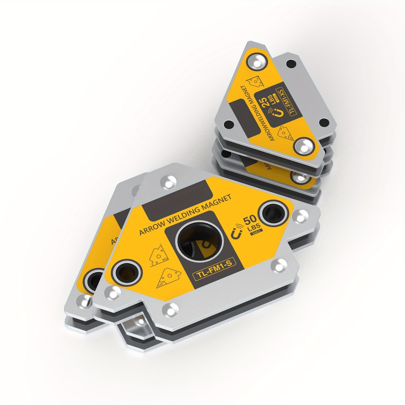 TEMU Magnetic Welding Holders Durable Steel, Multi-angle Solder Magnet For Strong Welding Clamps And Positioning - Metal Working Tools And Equipment, Ideal For Metalworking Projects