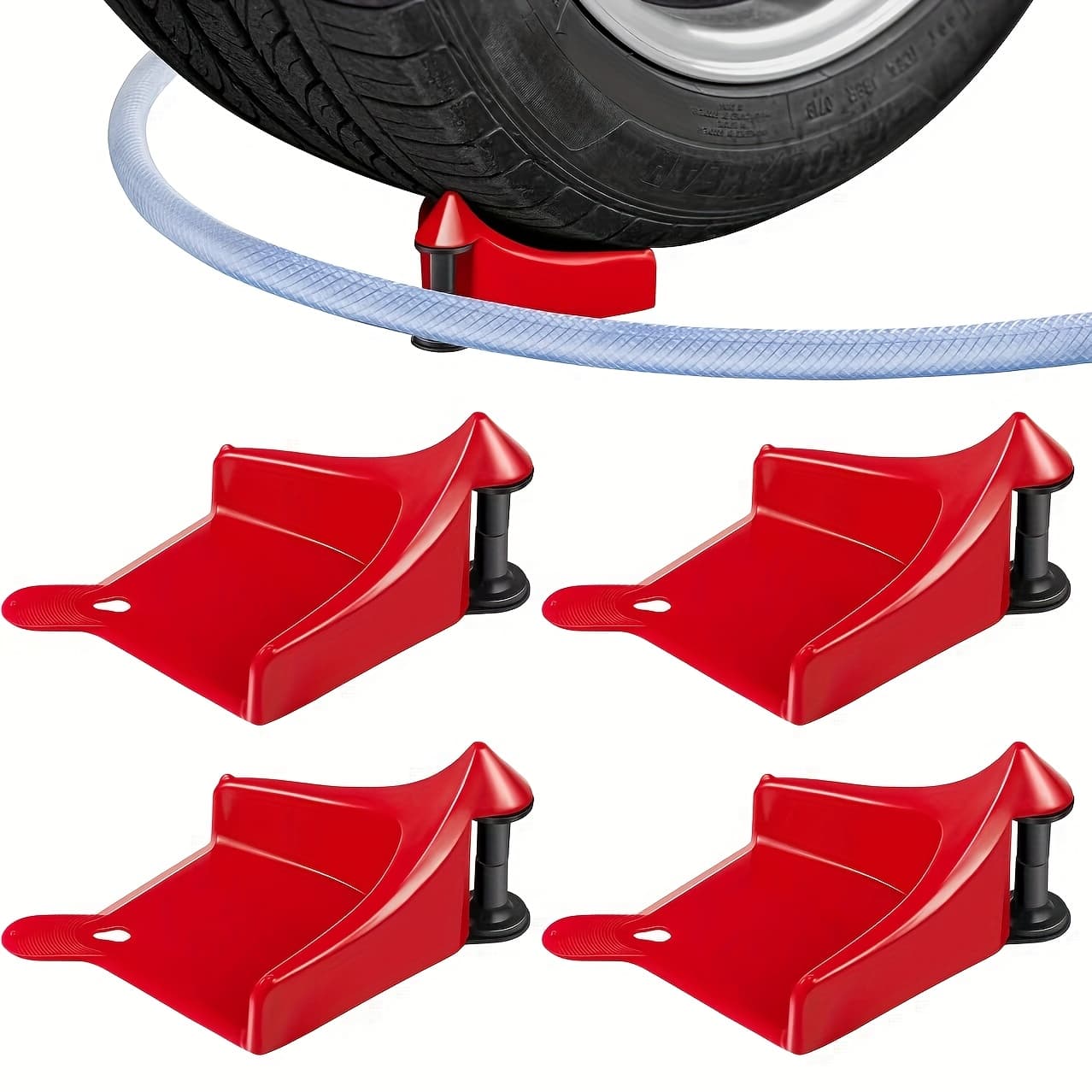 TEMU 4pcs Wash Tire Winder, Portable Washing Tool