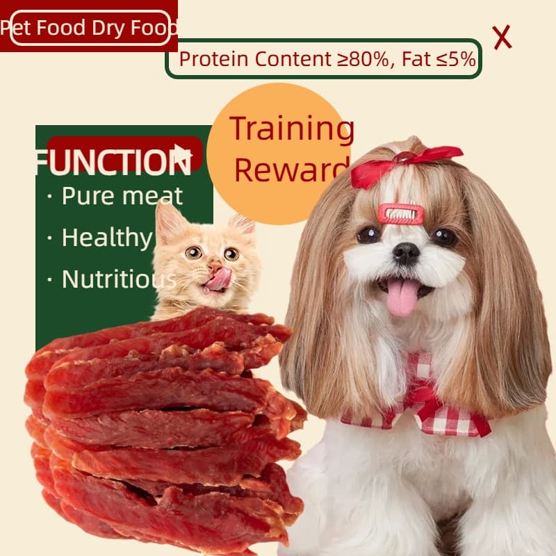 TEMU 1 Pack/2 Pack/3 Pack Duck Jerky, Pet Snacks Cats And Dogs Handmade Chicken Jerky Reward Training Snacks.dog Treats