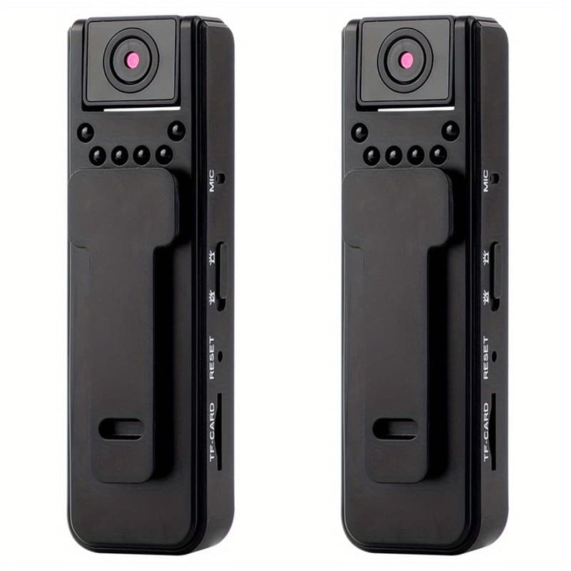 TEMU 1080p Hd Mini Camera: Video And Audio Recording, Infrared Night Vision, Ideal For Security, Work, Sports, And Pet Monitoring - The Perfect Christmas Gift
