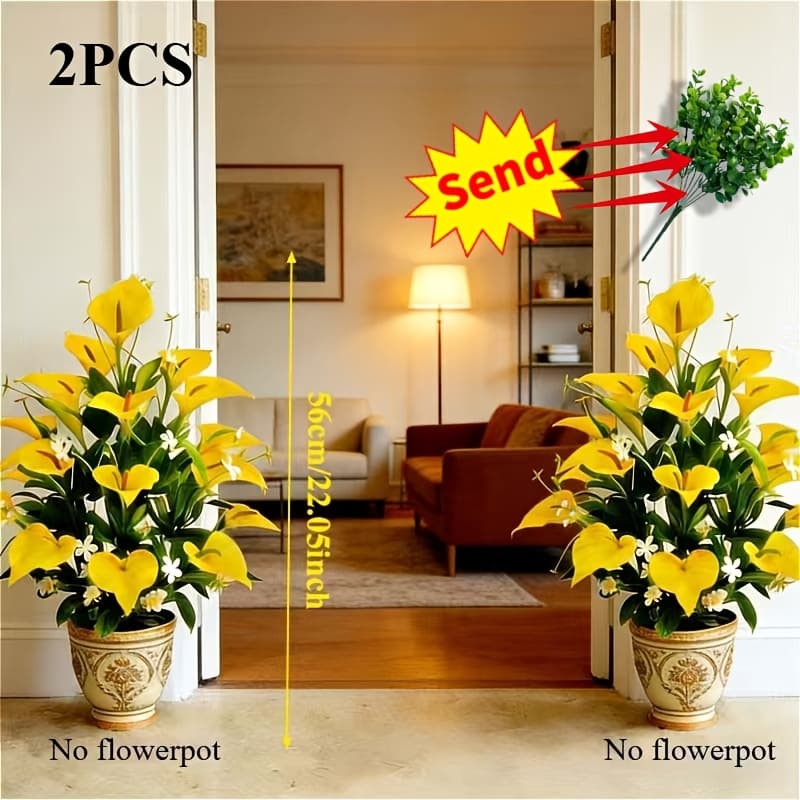 TEMU 2pcs High-end Realistic 36pcs Artificial , Full Of Romantic Charm, Suitable For Indoor/outdoor Decoration In Hotels, Homes, Offices, Gardens, Weddings, , Valentine's Day