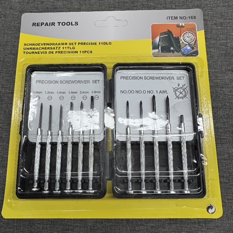 TEMU Repair Tool 11pcs Watch Screwdriver Home Spare Screwdriver Multi-functional Combination Set