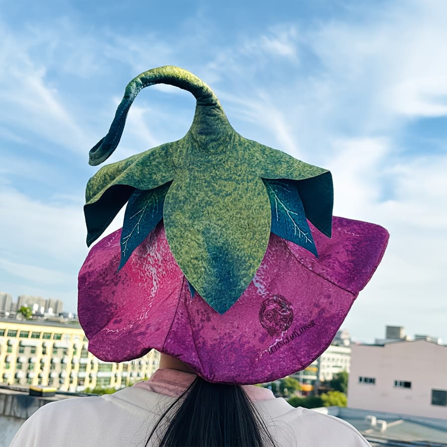 TEMU 1pc Festival Ready Rave Party Hat Easter Decorative Hat - Fashionable Felt Tip Design With Distressed Vintage Style - Perfect For And Celeb