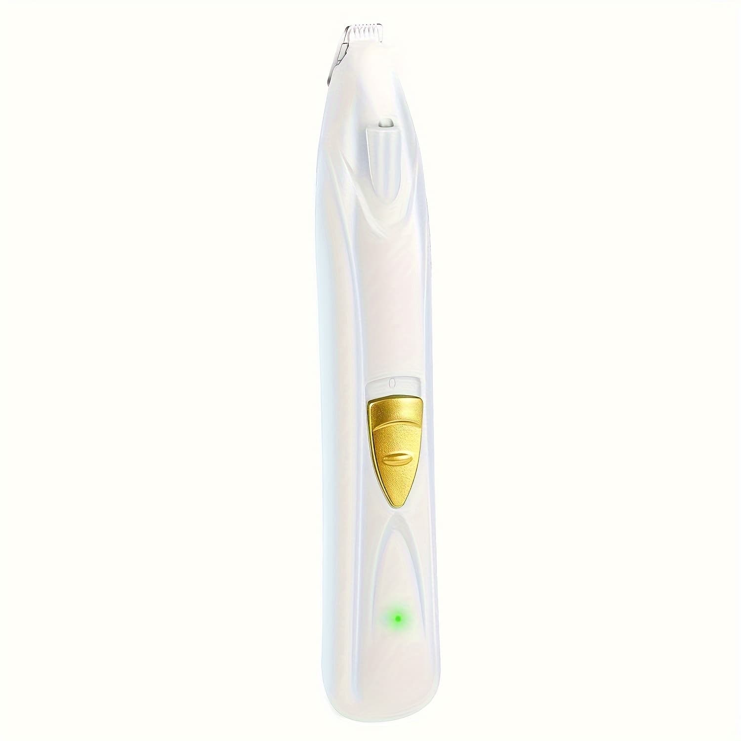 TEMU -quiet Pet Grooming Kit With Led Light - Cordless, Rechargeable Clippers For Small Breeds - Ideal For Paws, Eyes, Ears, Face Hair Trimming - White, Dog Grooming