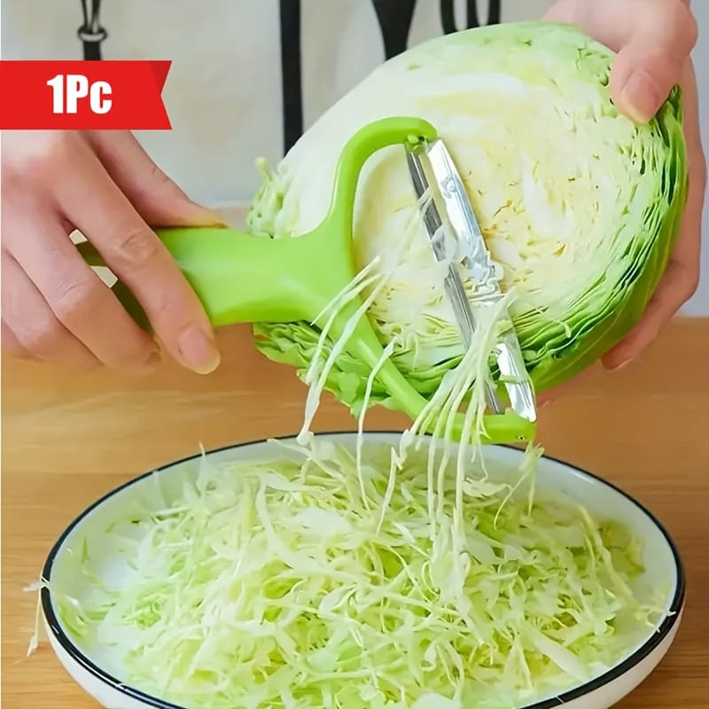 TEMU Cabbage Slicer Peeler, Large Size, Vegetable Cutter For Purple Cabbage, Lettuce, Wide Mouth Peeling Tool, Food Contact Safe