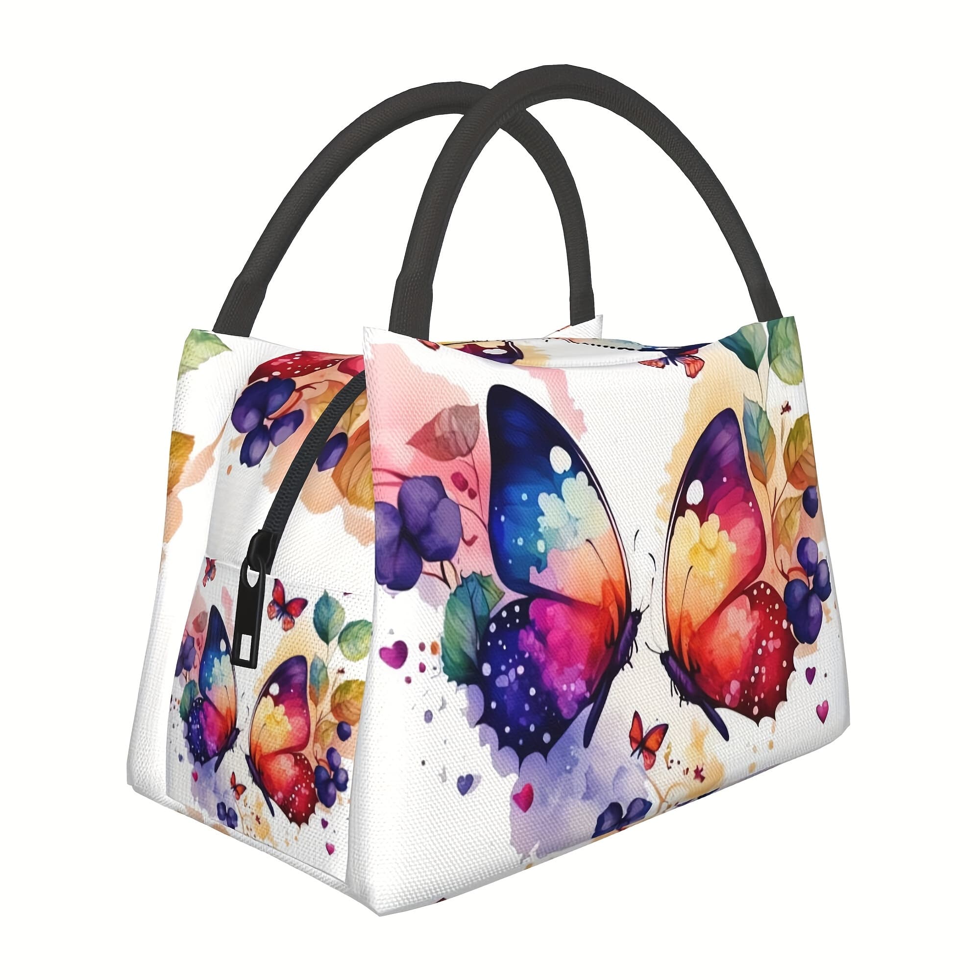 TEMU 1pc Colorful , Portable Reusable Cooler Bag, Cooler Bag, Insulated Lunch Bag For Camping Picnic Beach , Restaurant, Office, Construction Site And Outdoor 11x6. 5x7 In