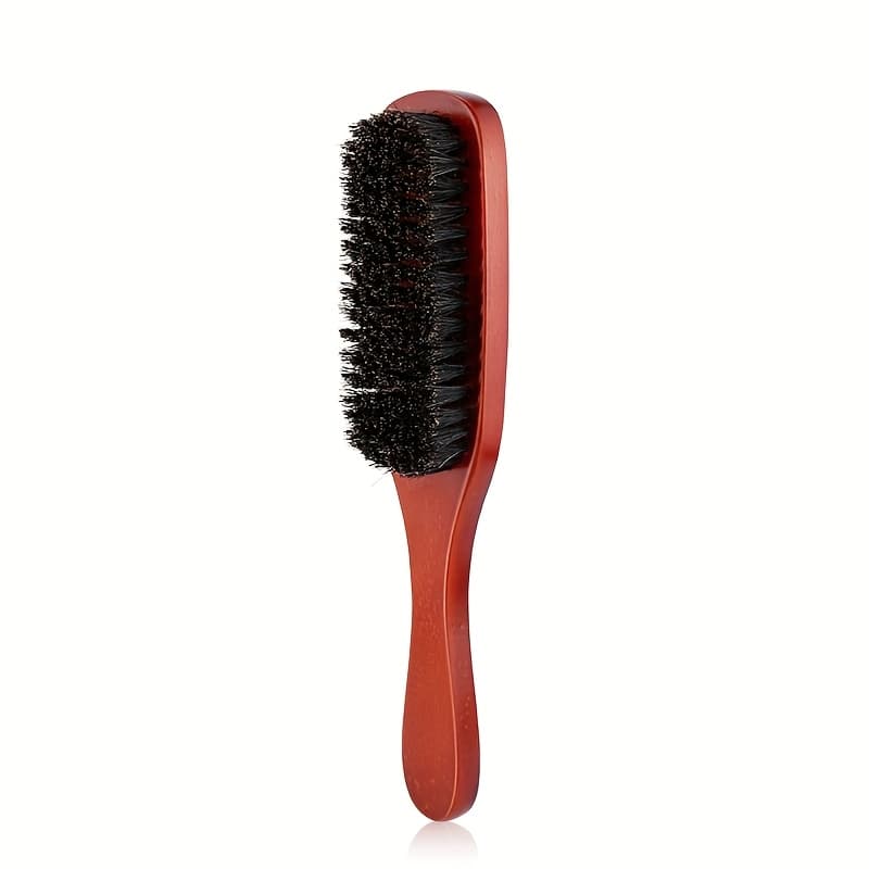 TEMU Bristle Hair Brush And Comb For Hair Care -static Massage Ergonomic Grip For Drying Styling Black Bristle, Women And Men