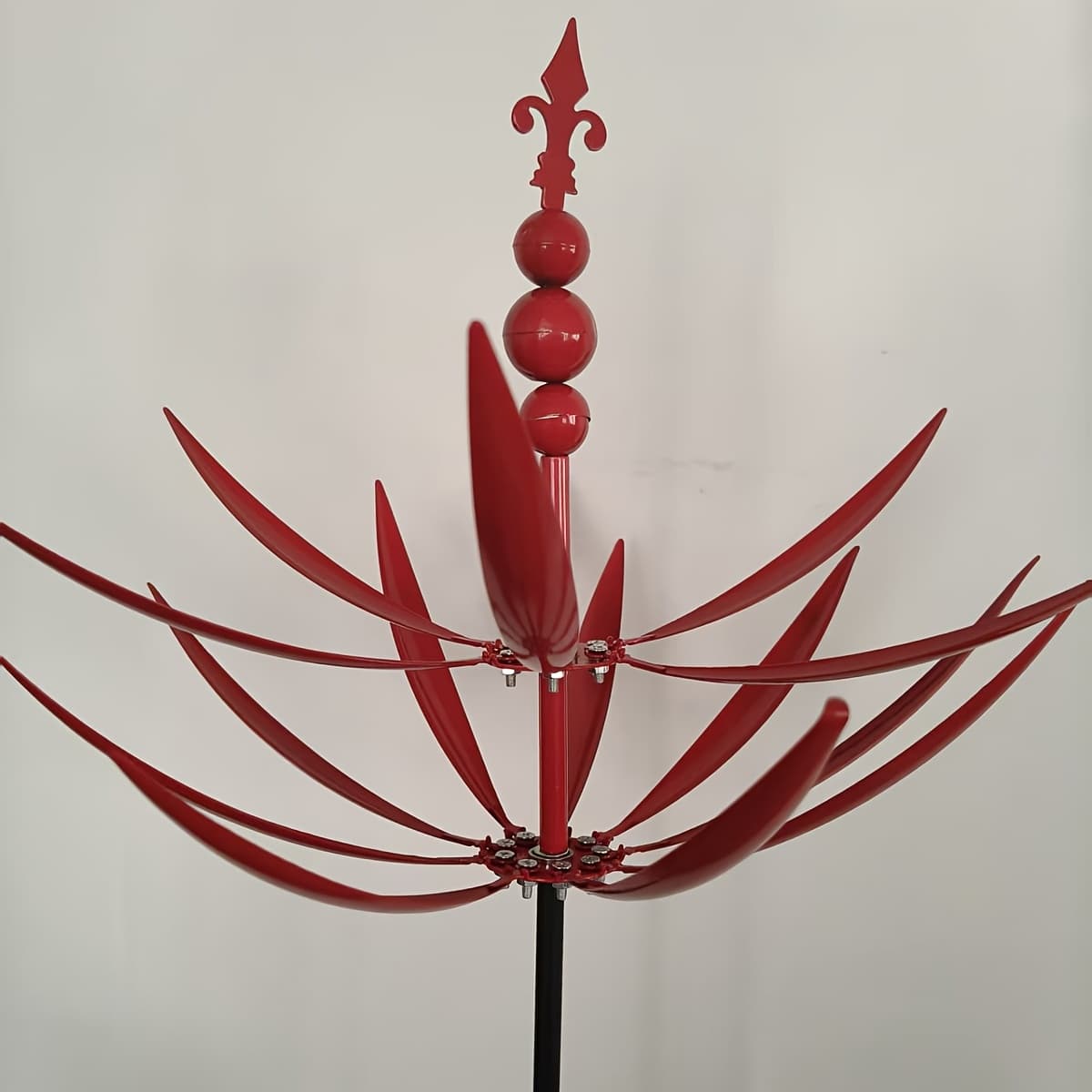TEMU A Set Of Garden And Courtyard Wind - Large Metal Dynamic Wind Sculpture Outdoor Decoration, Suitable For Garden Decoration