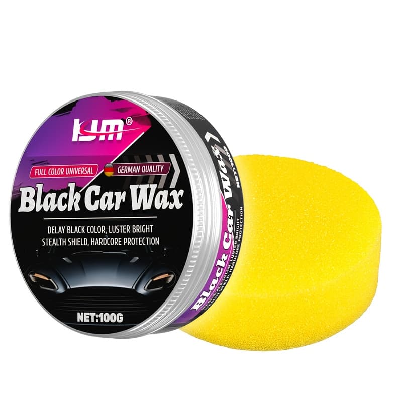 TEMU 100g High-quality Black Wax - Gloss Enhancer, Paint Brightening Spray Crystal Plating Waterproof Protection, Removes Light Scratches