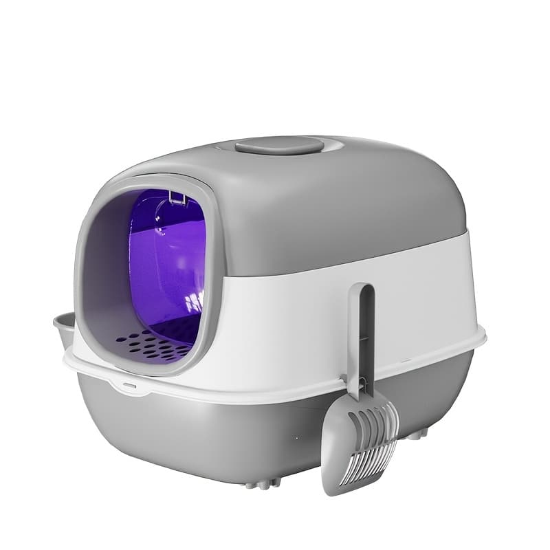TEMU Fully Enclosed Cat Litter Box, Convenient For Storage And Installation, Can Hold Cat Litter, Comes With A Cat , Easy To Clean - Suitable For Medium And Small Cats