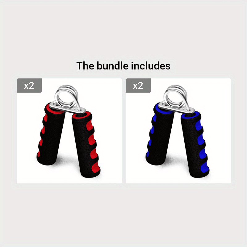 TEMU Hand Gripper Gym Wrist Band Crossfit Arm Finger Training Exercise Gym Workout Fitness Equipment